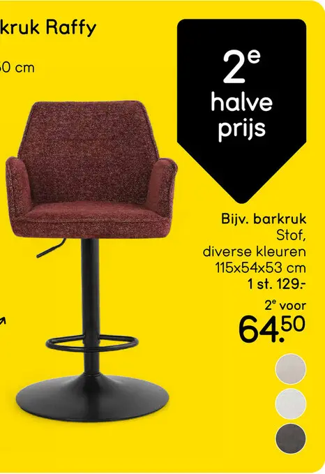 Aanbieding: barkruk Raffy