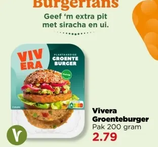 Aanbieding: Vivera Groenteburger