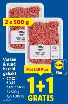 Promotie: Varken & rund bereid gehakt
