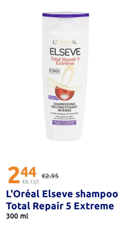 Promotie: L'Oréal Elseve shampoo Total Repair 5 Extreme