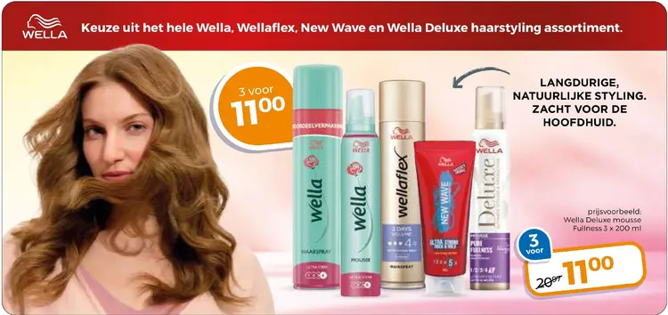 Aanbieding: Wella Deluxe mousse Fullness