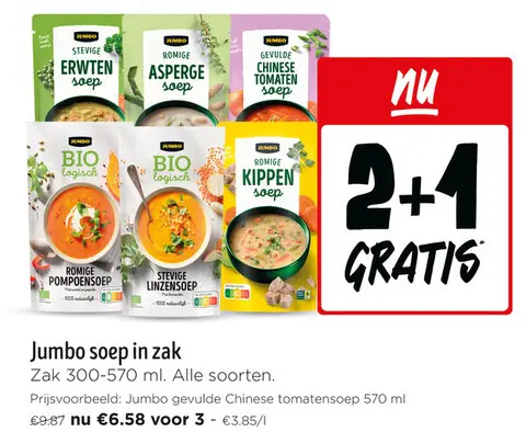 Promotie: Soep in zak