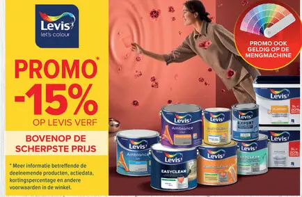 Promotie: Levis Paint