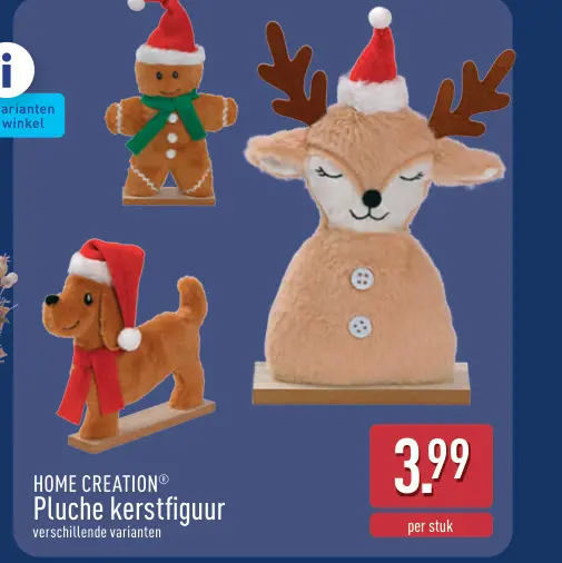 Promotie: Pluche kerstfiguur