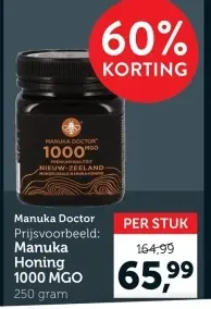 Aanbieding: Manuka Honing 1000 MGO