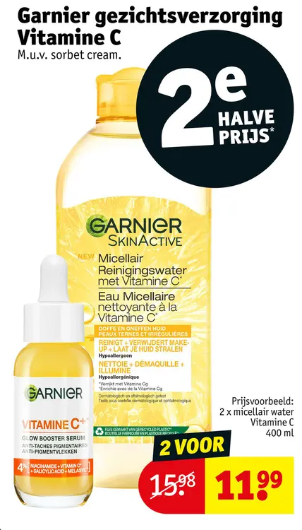Promotie: Micellair Reinigingswater met Vitamine C