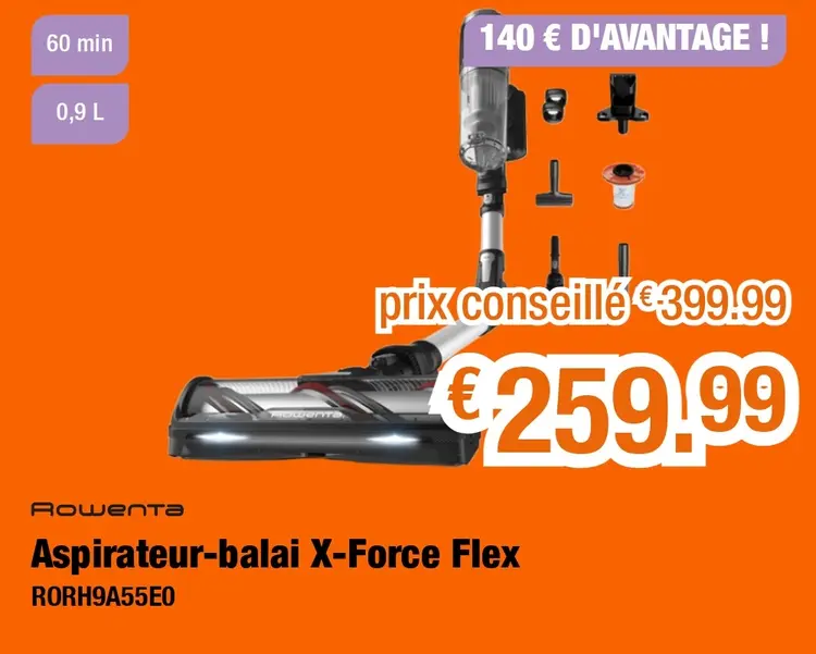 Offre: Aspirateur-balai X-Force Flex