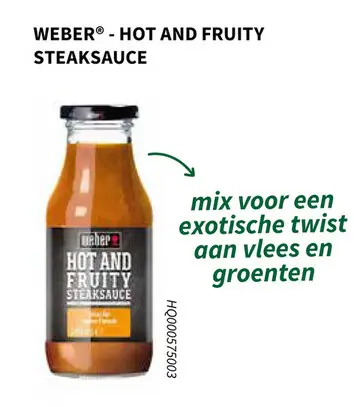 Promotie: Hot and fruity steaksauce