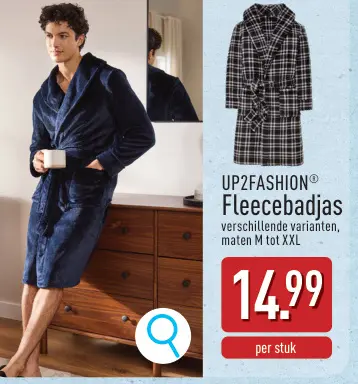 Promotie: Fleecebadjas