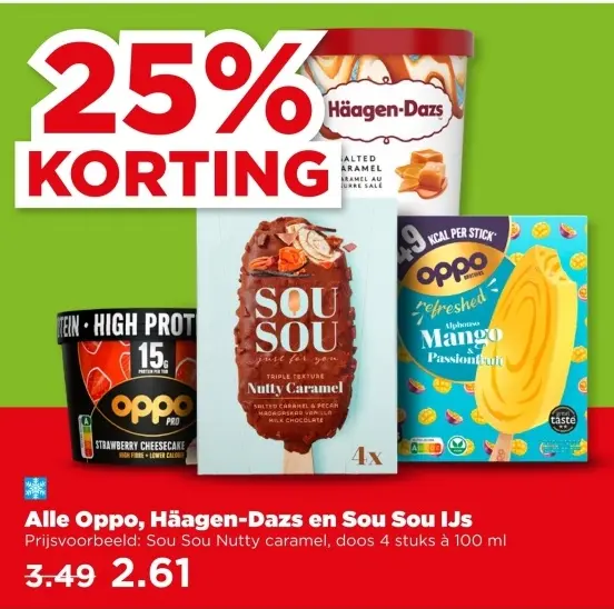 Aanbieding: Alle Oppo, Häagen-Dazs en Sou Sou IJs