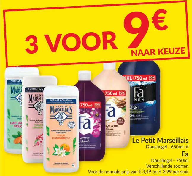 Promotie: Douchegel
