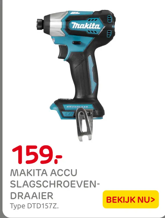 Aanbieding: Accu slagschroeven-draaier