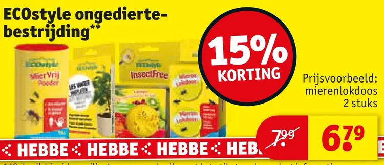 Aanbieding: Ongediertebestrijding 