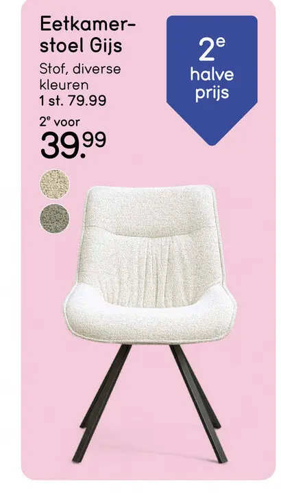 Aanbieding: Eetkamerstoel Gijs