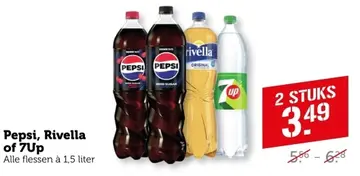 Aanbieding: Pepsi, Rivella of 7Up