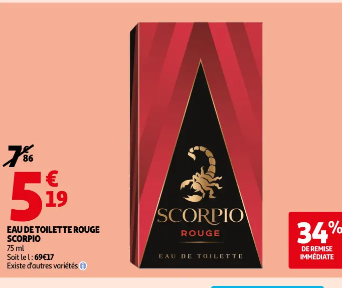 Promotie: Eau de toilette rouge