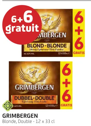 Offre: Grimbergen Blonde, Double