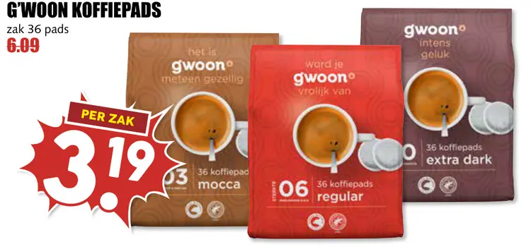 Aanbieding: Koffiepads