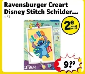 Aanbieding: Creart Disney Stitch Schilderen op Nummer