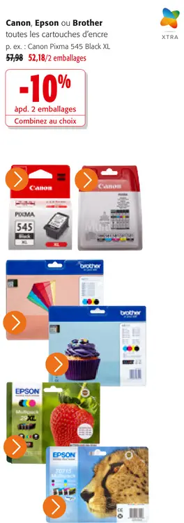 Offre: Cartouches d'encre