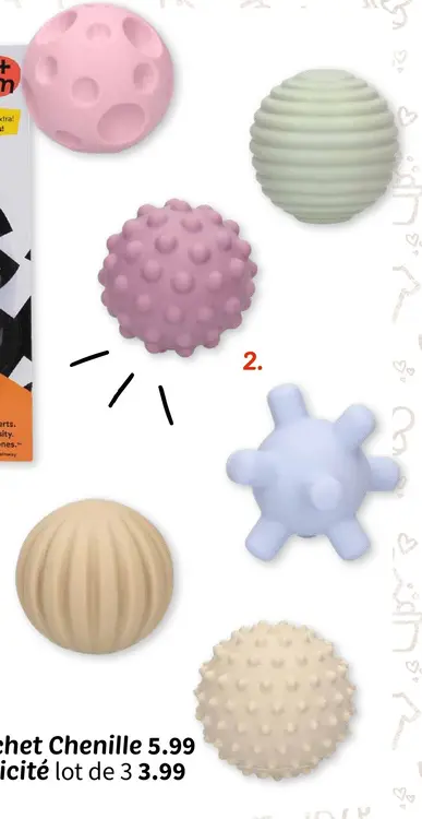 Offre: Balles sensorielles motricité