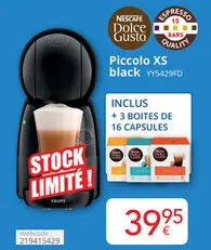 Offre: Piccolo XS black YY5429FD