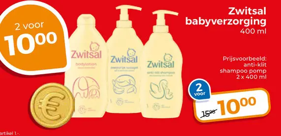 Aanbieding: Zwitsal babyverzorging