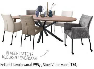 Aanbieding: Eettafel Tavolo