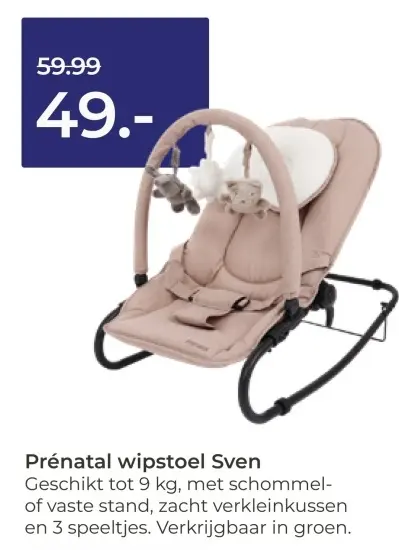 Aanbieding: wipstoel Sven