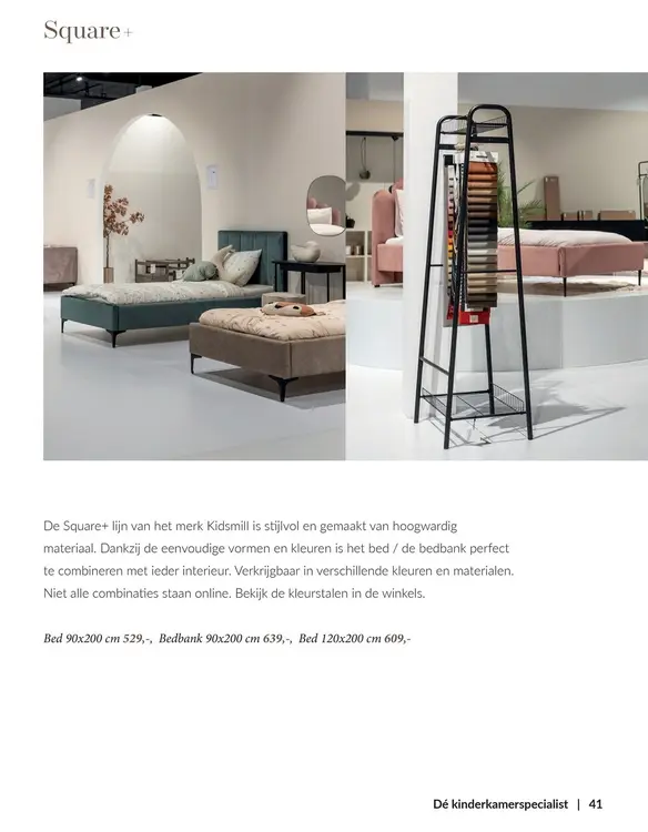 Aanbieding: Square+ Bed / Bedbank
