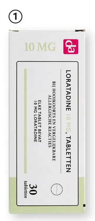 Aanbieding: Loratadine 10 mg 30 tabletten