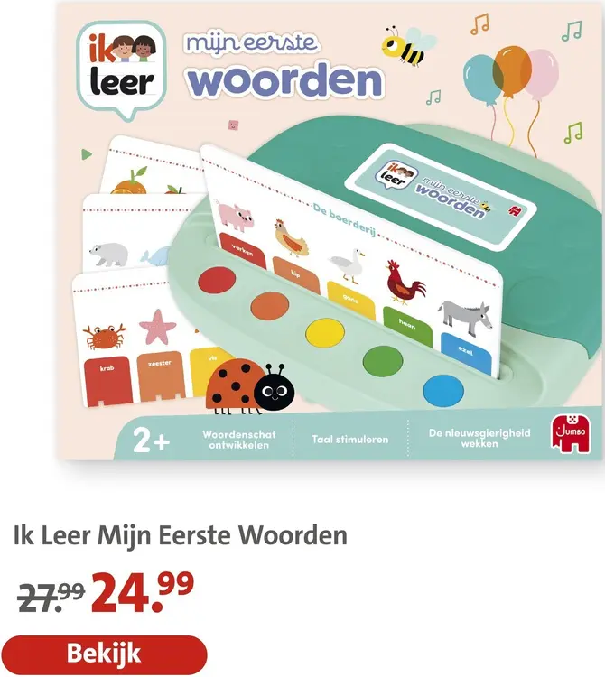 Aanbieding: Ik Leer Mijn Eerste Woorden