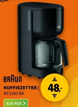 Aanbieding: Koffiezetter kf3100 bk
