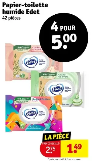 Offre: Papier-toilette humide