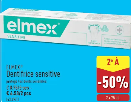 Offre: Dentifrice sensitive