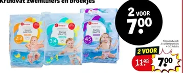 Aanbieding: Kruidvat zwemluiers en broekjes