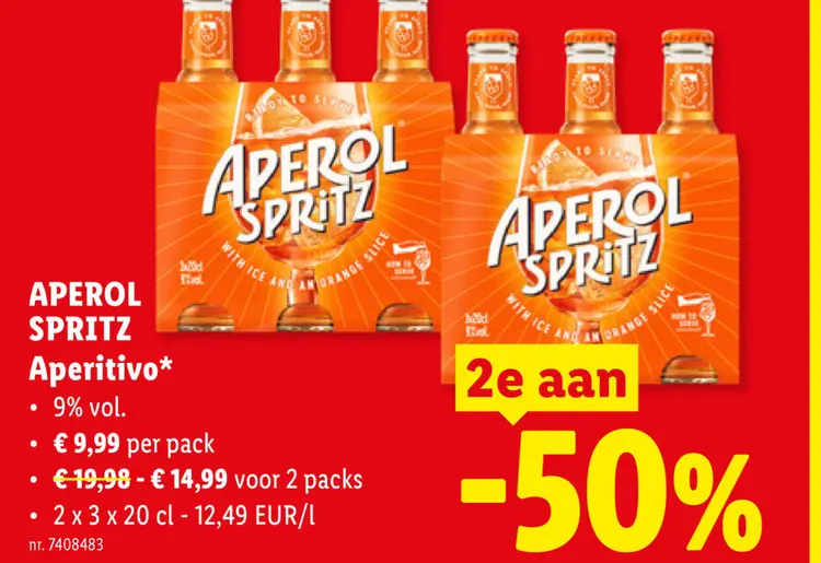 Promotie: Aperol spritz