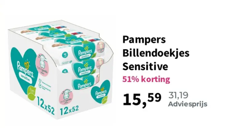 Aanbieding: Billendoekjes Sensitive