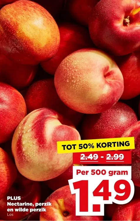 Nectarine, perzik en wilde perzik