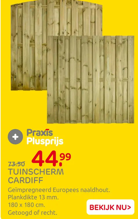 Aanbieding: Tuinscherm cardiff