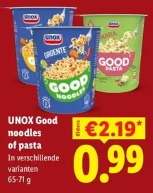 Aanbieding: Good noodles of pasta