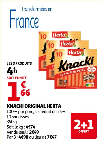 Promotie: Knacki original