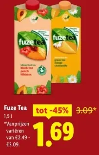 Aanbieding: Fuze Tea