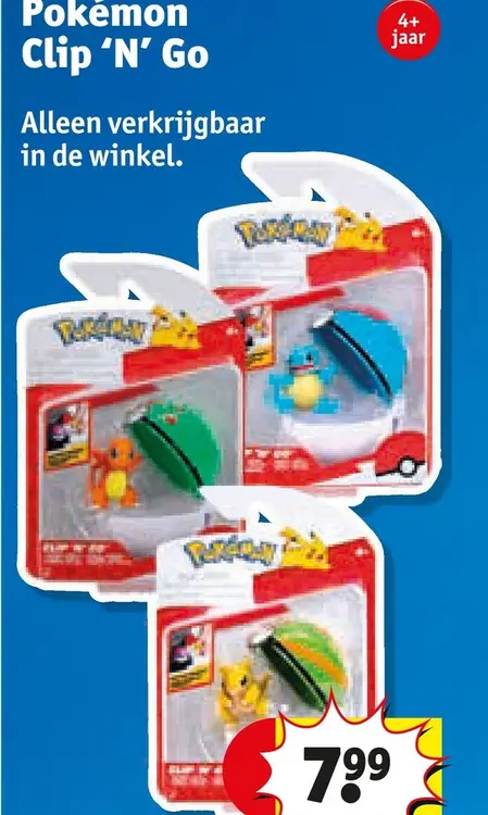 Aanbieding: Pokémon Clip 'N' Go