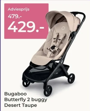 Aanbieding: Butterfly 2 buggy Desert Taupe