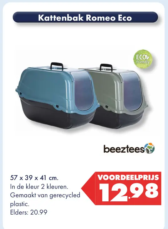 Aanbieding: Kattenbak Romeo Eco