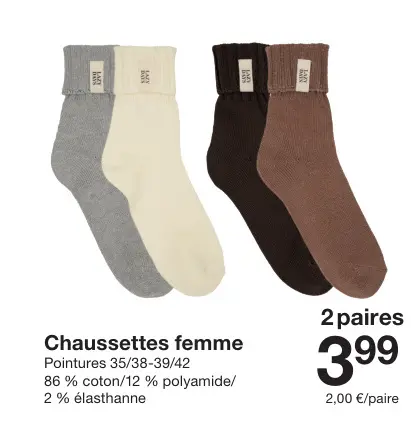 Offre: Chaussettes femme