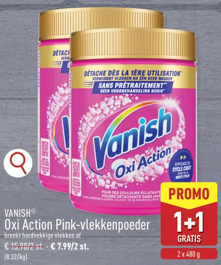 Promotie: Oxi Action Pink-vlekkenpoeder