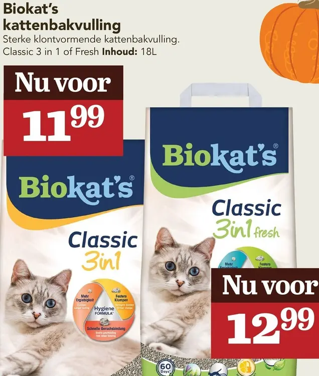 Aanbieding: Kattenbakvulling