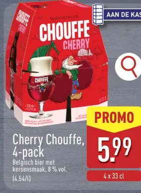 Promotie: CHOUFFE Cherry Chouffe, 4-pack